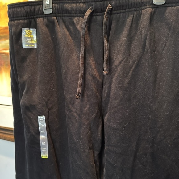 Tek Gear ultra soft fleece men’s Black Sweatpants NWT XXL - Picture 3 of 10